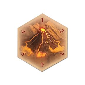 Volcano Hex Scenario compatible with Catan's Settlers of Catan