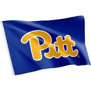 Desert Cactus University of Pittsburgh Flag Panthers Pitt Flags Banners 100% Polyester Indoor Outdoor 3x5 (Style 2)