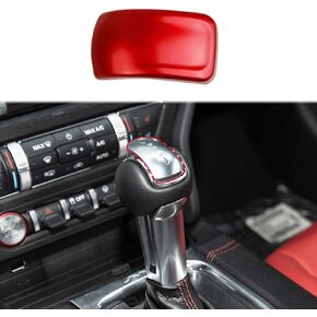 Automatic Gear Shift Head Cover Trim for 2015-2024 Ford Mustang (Carbon Fiber Style)