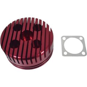 JRL CNC Cylinder Head for Racing 66cc/80cc Engine (Silver)