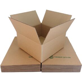 10 Kraft Brown 10-40 Vinyl 12" Record Cardboard Multi-Depth Mailers #12BC06VD - Shipping Boxes/Containers (LP, 33RPM, Album)