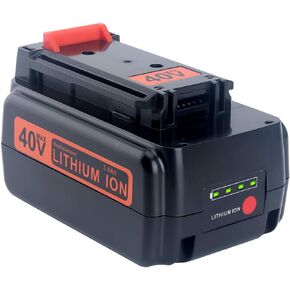 بطارية بديلة Lasica 40 فولت MAX LBX2040 متوافقة مع أدوات بلاك اند ديكر 36/40 فولت ماكس اللاسلكية LCS1240B LST136 LCC140 LCC340C LSWV36 LCS40 LSW40C بديلة لبطارية بلاك ديكر 40 فولت in Kuwait