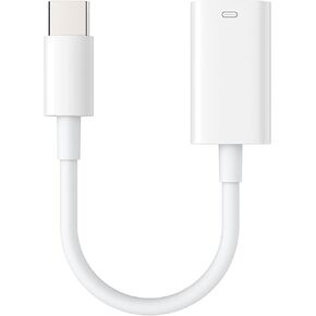 MoKo Lightning to USB C Cable Adapter 2 Pack, Lightning Female to USB C Male Adapter Connector for iPhone 15/15 Pro/15 Pro Max/15 Plus, Support 35W PD Fast Charging & Data Transfer, Not for Audio/OTG