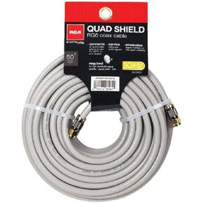 RCA DH25QCF 25-Feet Quad Shield Coax Cable