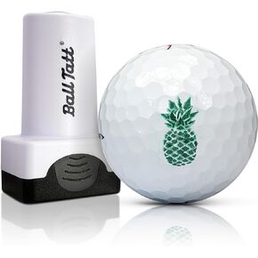 Pineapple Golf Ball Stamp, Golf Ball Stamper, Self-Inking Golf Ball Stamp Markers, Reusable Golf Ball Marking Tool to Identify Golf Balls, Golfer Gift Golfing Accessories