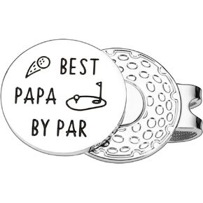 Golf Ball Marker Gifts for Dad Golf Gifts for Men Golfers Golf Stuff Fathers Day Dad Gifts for Dad Papa from Daughter Wife Fathers Day Marker Gifts for Dad Summer Hat Clip Magnetic Golf Accessories