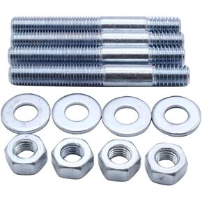 4 PCS 5/16" x 2 1/2" Carburetor Carb Studs Fits for Holley, Carter, Rochester
