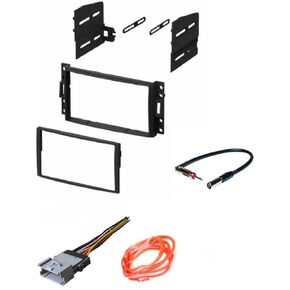 ASC GM510 Double Din Car Radio Stereo Dash Kit, Wire Harness, and Antenna Adapter for some GM Vehicles - Compatible Vehicles Listed Below