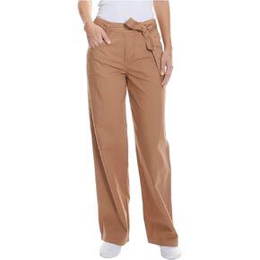O A T NEW YORK Women's Contemporary High-Rise Belted Wide, Stylish Pants