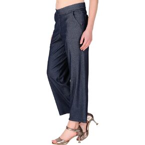 ladyline Womens Relax Fit Dress Pants Wide Leg Palazzo Pants with 2 Pockets Business Formal