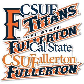 Desert Cactus Cal State Fullerton Sticker University California Titans F Stickers Vinyl Decals Laptop Water Bottle Car Scrapbook T2 (Type 2)