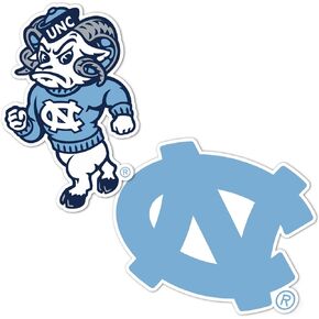 Desert Cactus University of North Carolina Sticker Tar Heels UNC Heels Vinyl Decal Laptop Water Bottle Car Scrapbook (4 Inch Set VB)