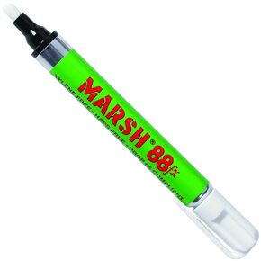 BOX USA BMK110WH 1 Marsh 88fx Metal Paint Markers, White (Pack of 12)