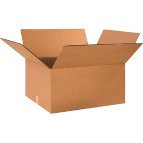 Partners Brand PHD242012DW Double Wall Boxes, 24"L x 20"W x 12"H, Kraft (Pack of 10)