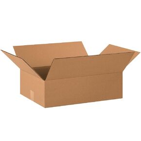 Top Pack Supply Shipping Boxes Flat 20"L x 14"W x 6"H, 25-Pack | Corrugated Cardboard Box for Packing, Moving and Storage