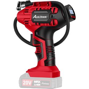 Avid Power Cordless Tire Inflator Air Compressor (Tool Only), Battery and Bag are NOT included. Only works with Avid Power Batteries