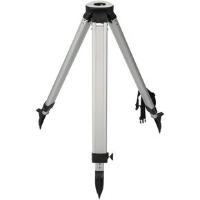 Surveying Tripod, Aluminum Survey Tripod with 5/8-Inch 11-Threaded Flat Head with Dual Lock for Total Station Theodolite Auto Level (SJA30-FCD)