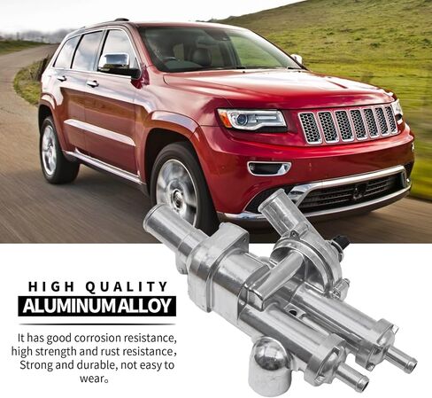 68003582AB Aluminium Thermostat Housing Assembly Replacement for Dodge Jeep Chrysler Vehicle - 200 Sebring Avenger Caliber Journey Compass Patriot 1.8L 2.0L 2.4L in Saudi Arabia