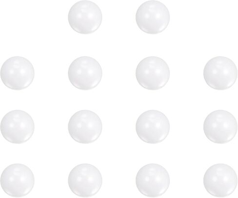 uxcell 28pcs Ceramic Bearing Balls 4mm 5/32" Diameter ZrO2 Zirconium Oxide Solid Ball G10 Precision Balls, White in Saudi Arabia