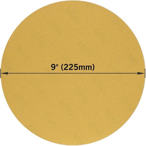 أوراق صنفرة ROLLINGDOG مقاس 3 × 9 بوصة - 6 كل منها #80#120#240 (إجمالي 18)، ورق صنفرة بخطاف وحلقة للخشب أو المعدن أو الأسطح الأخرى (لصنفرة ROLLINGDOG المستطيلة) in Kuwait