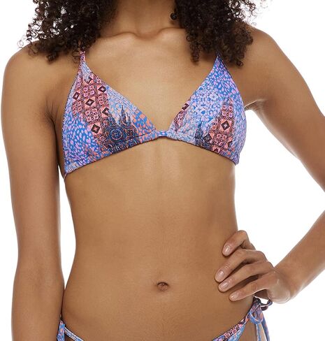 EIDON Women's Kali Triangle Slider Bikini Top Swimsuit in Kuwait