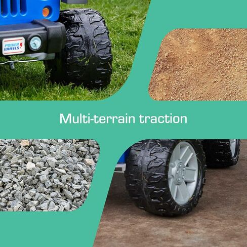 Power Wheels Ride-On Toy Gameday Jeep Wrangler Battery-Powered Vehicle with Sounds, Sports Net & 3 Balls, Preschool Kids Ages 3+ Years​ in Saudi Arabia