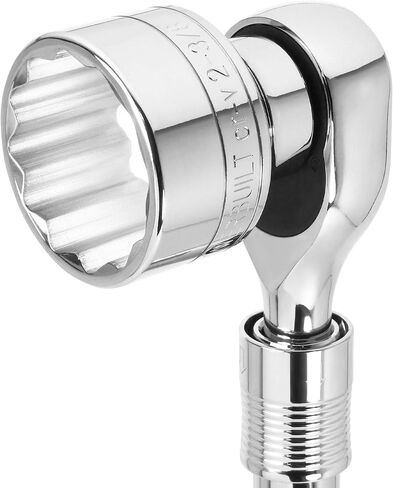 Powerbuilt 1-7/8 Inch Socket, 3/4-inch Drive, 12 Point, Thin Wall Hex Strong Grip Design, Size Markings - 643216, Silver in Saudi Arabia