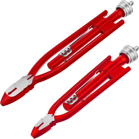 2 Pieces Aircraft Safety Wire Twisting Pliers Tools Wire Twist Pliers 9 Inch 6 Inch Lock Twister Safety Wire Pliers for Aircraft Auto Industry (Red) in Saudi Arabia