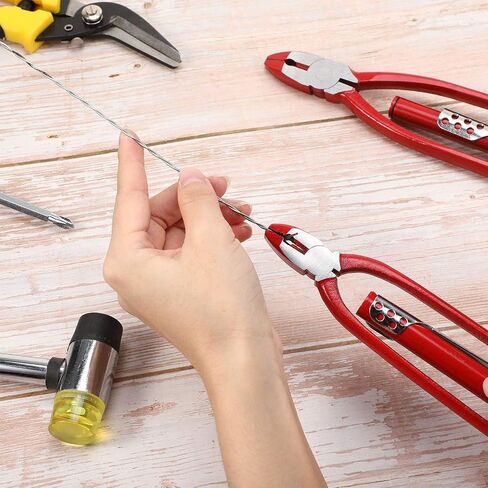 2 Pieces Aircraft Safety Wire Twisting Pliers Tools Wire Twist Pliers 9 Inch 6 Inch Lock Twister Safety Wire Pliers for Aircraft Auto Industry (Red) in Saudi Arabia