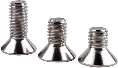 M5 x 10mm غطاء مقبس الرأس المسطح مسامير غاطسة DIN7991 البراغي، 304 الفولاذ المقاوم للصدأ 18-8، محرك ألين سداسي، خيط كامل، الكمية 25 in Kuwait