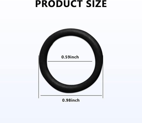 100 PCS Oil Drain Plug, O-Ring Replacement Oil Drain Plug, Oil Drain Plug Replacement for Car (Black) in Saudi Arabia