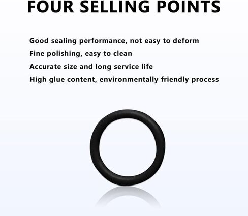 100 PCS Oil Drain Plug, O-Ring Replacement Oil Drain Plug, Oil Drain Plug Replacement for Car (Black) in Saudi Arabia