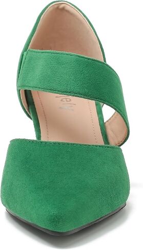Women's Closed Pointed Toe Heels Strap D'Orsay Kitten Heel Slip On Dressy Pumps in Saudi Arabia