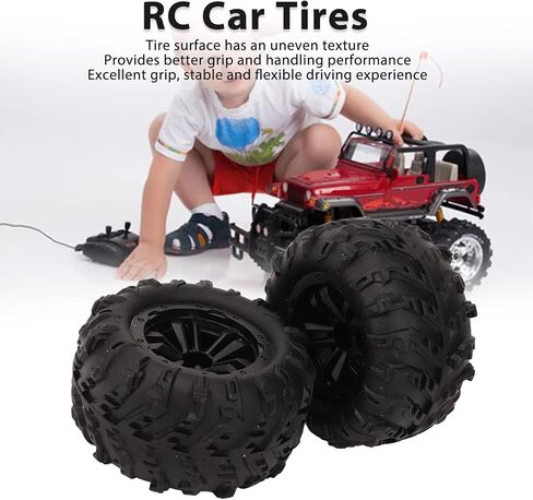 إطارات سيارة RC، قطر 85 مم 1/16 RC إطار سيارة مضاد للانزلاق لسيارة SCY 16101 16102 RC in Saudi Arabia