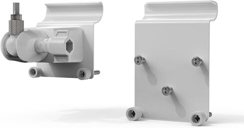 حامل مشابك جانبية من الفينيل لكاميرا أمان اللوحة الشمسية Eufy Security 4G LTE Cam S330 (عبوة واحدة، أبيض) in Kuwait