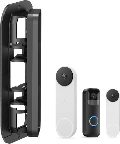 OLAIKE Adjustable Angle Mount for Blink Video Doorbell & Google Nest Doorbell (Wired/Battery), Door Mounting Bracket (45° to 135°) Adjustment, Wide Viewing Range, Doorbell Corner Mount Kit in Saudi Arabia