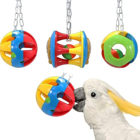 Bird Chew Foraging Toy Mini Sneakers Sports Shoes Toy with Bells for Parrot Parakeet Cockatiel Lovebird Conure Finch Canary African Grey Budgie Cage Accessories … in Saudi Arabia