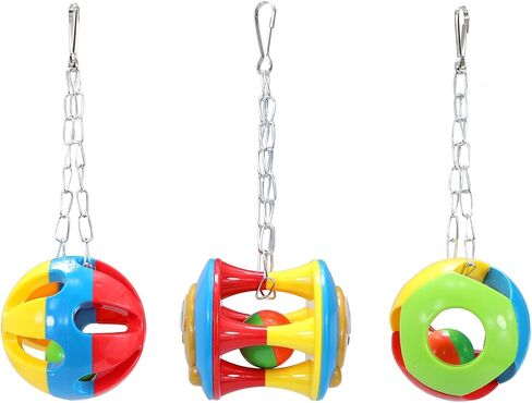 Bird Chew Foraging Toy Mini Sneakers Sports Shoes Toy with Bells for Parrot Parakeet Cockatiel Lovebird Conure Finch Canary African Grey Budgie Cage Accessories … in Saudi Arabia
