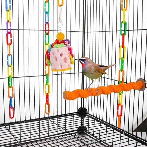 VTurboWay 2 Pack Bird Calcium Chew Toy Teeth Grinding Chew Treats for Bird Parrot Parakeet Cockatiel Conure Hamster Gerbil Rat Mouse Chinchilla Guinea Pig in Saudi Arabia