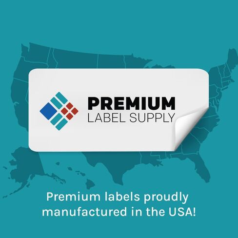 Premium Label Supply Brown Kraft Sticker Paper – 8.5" x 11" Full Sheet Labels – Laser/Inkjet Compatible – 25 Sheets in Saudi Arabia