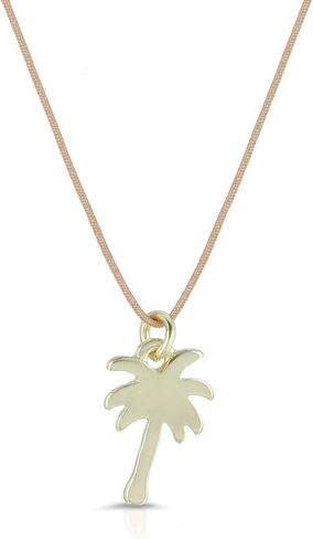 Lucky Feather Ocean Life Necklaces – Sterling Silver, 14k Gold Dipped VSCO Girl Necklace - Thoughtful Gift for Teen Girls and Young Women in Saudi Arabia