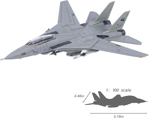 Caskywing 1/100 F14 Tomcat نموذج مقاتلة نموذج طائرة دييكاست طائرات سبيكة طائرة نموذجية جمع طائرة اللوحة نموذج طائرة للهدايا in Kuwait