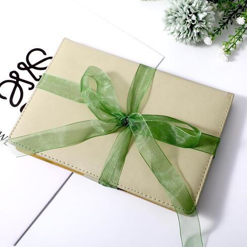 Sibba Wide Satin Ribbon Chiffon Sheer Ribbon Lace Gift Wrap Ribbons Present Ribbon Stationery Supplies Satin Ribbon for Mother's Day Wedding Bouquet Crafts Birthday Organza (Black) in Saudi Arabia