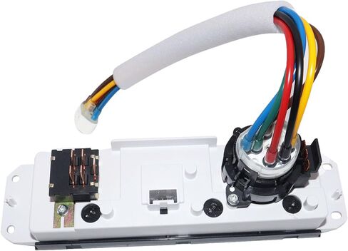 وحدة لوحة التحكم في المناخ HVAC AC A/C والسخان مع مفتاح محرك منفاخ متوافق مع Jeep TJ Wrangler 1999-2004 55037473AB HS-373 BL101 in Kuwait
