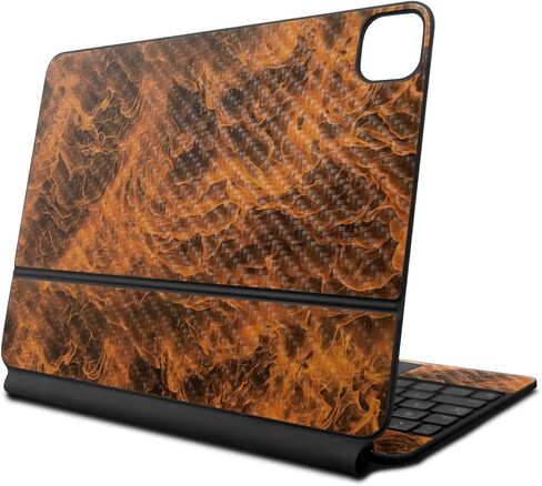 Skin Compatible with Apple Magic Keyboard for iPad Pro 13‑inch (M4) 2024 - Cafe Terrace at Night - Premium 3M Vinyl Protective Wrap Decal Cover - Easy to Apply | Crafted in The USA by MightySkins in Kuwait