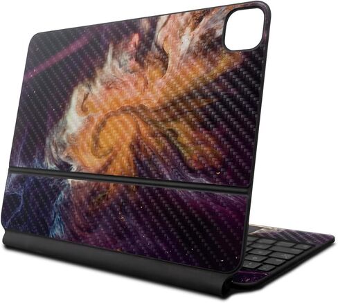 Skin Compatible with Apple Magic Keyboard for iPad Pro 13‑inch (M4) 2024 - Cafe Terrace at Night - Premium 3M Vinyl Protective Wrap Decal Cover - Easy to Apply | Crafted in The USA by MightySkins in Kuwait