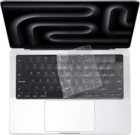 T Tersely [2 Pack] Keyboard Cover Protector for 2023/2022 MacBook Air 13.6" Air 15"/Pro 14" Pro 16" (Model A2918 A2992 A2991 A2681 A2941 A2779 A2442 A2780 A2485) - Ultra Thin,Clear (Clear) in Saudi Arabia