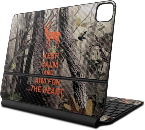 Skin Compatible with Apple Magic Keyboard for iPad Pro 13‑inch (M4) 2024 - Cafe Terrace at Night - Premium 3M Vinyl Protective Wrap Decal Cover - Easy to Apply | Crafted in The USA by MightySkins in Kuwait