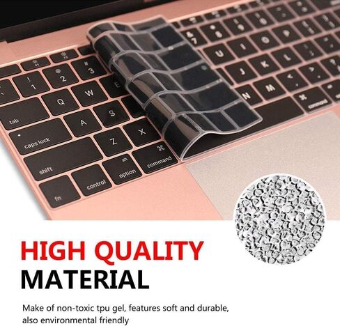 T Tersely [2 Pack] Keyboard Cover Protector for 2023/2022 MacBook Air 13.6" Air 15"/Pro 14" Pro 16" (Model A2918 A2992 A2991 A2681 A2941 A2779 A2442 A2780 A2485) - Ultra Thin,Clear (Clear) in Saudi Arabia