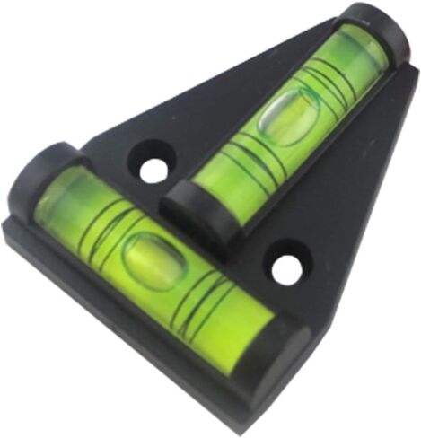 RV T Level Bubble Level, Multipurpose 2 Way Spirit Level T-type Spirit Level Bubble for RV, Machines, Furniture, Tripods, Camera Equipment Measure in Kuwait